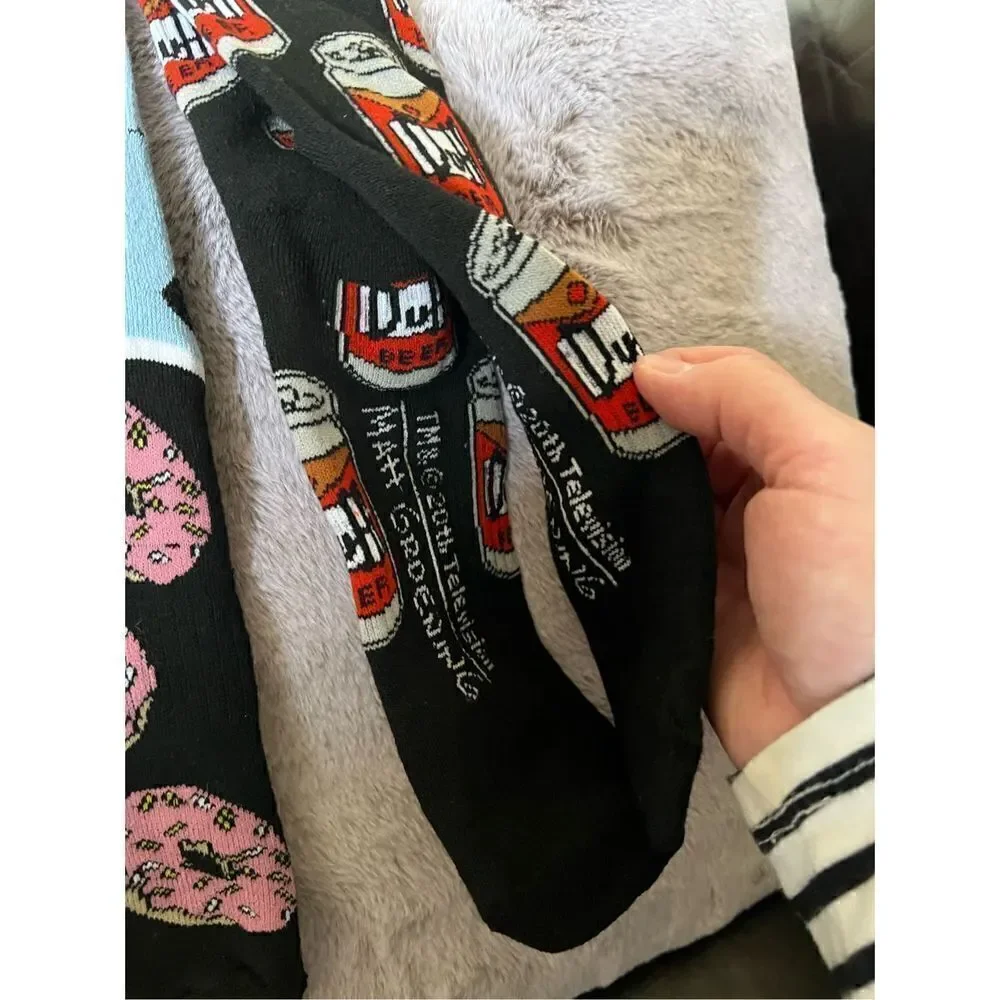 The Simpsons Novelty Socks 2pk
